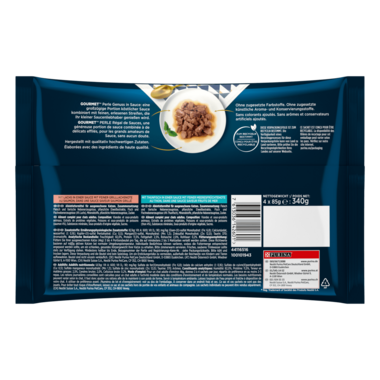 GOURMET™ PERLE Genuss in Sauce Fisch 4x85 g​
