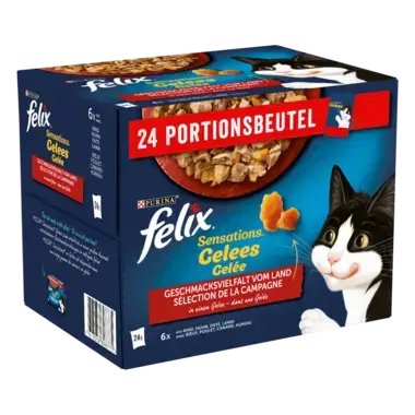 FELIX® SENSATIONS AUSWAHL VOM LAND 24X85 G