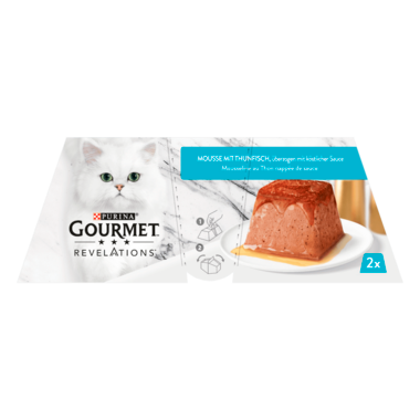 GOURMET™ Revelations Mousse mit Thunfisch, überzogen mit einer köstlichen Sauce