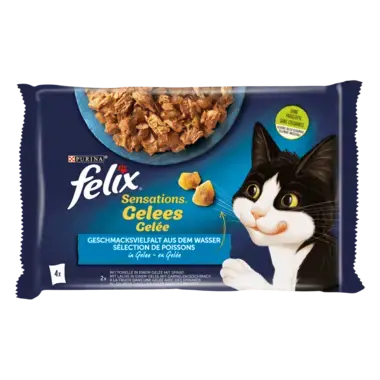 FELIX® SENSATIONS SELECTION DE POISSONS 4X85 G