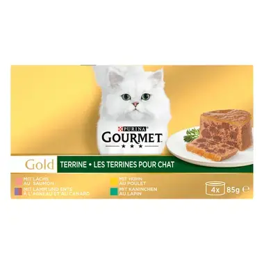GOURMET™ Gold Terrine mit Gemüse 4x85 g