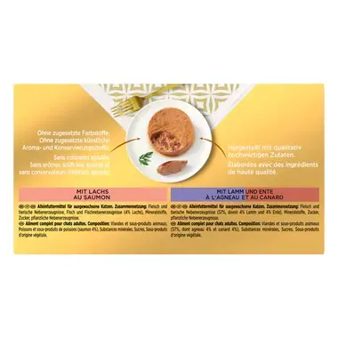 GOURMET™ Gold Les Terrines pour chat avec des légumes 4x85 g