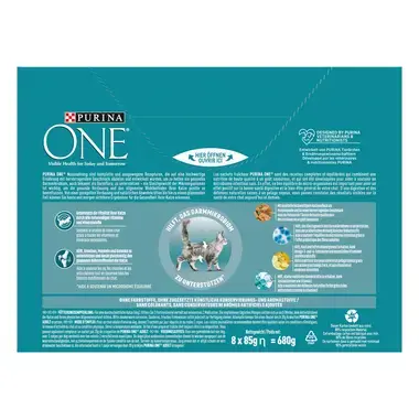 PURINA ONE® ADULT Effilés en sauce au Poisson de l'Océan et aux Haricots verts