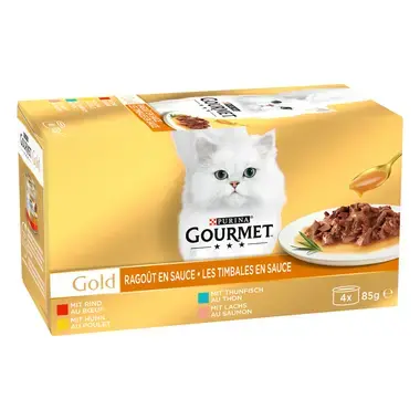 GOURMET™ Gold Ragoût en Sauce 4x85 g