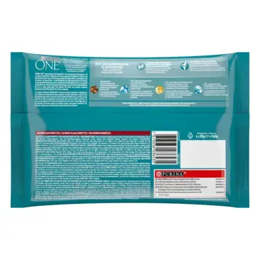 PURINA ONE® ADULTE Effilés en Sauce au Bœuf et aux Carottes