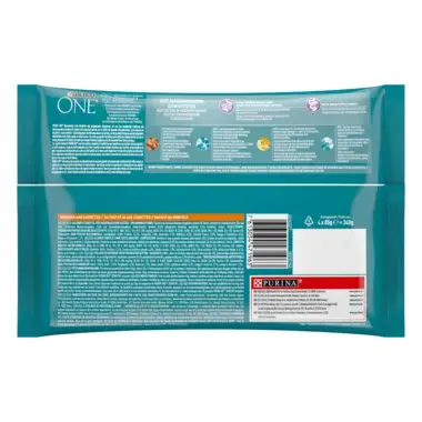 PURINA ONE® SENSITIVE Effilés en Sauce au Poulet et aux Carottes​