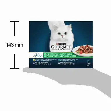 GOURMET™ Perle Les Aiguillettes en sauce avec des légumes 8x85 g​