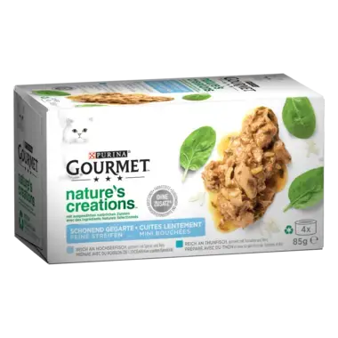 GOURMET Nature's Creations au Poisson 4x85g