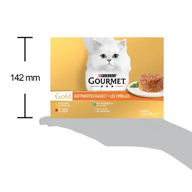 GOURMET GOLD Les Timbales 24x85 g