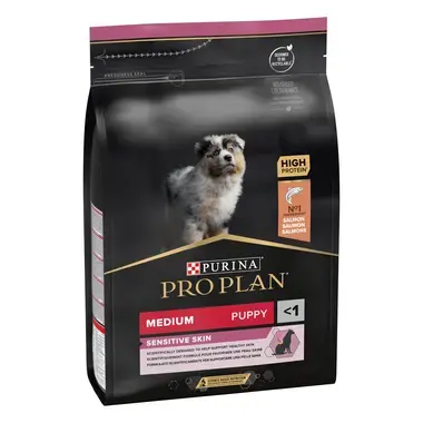 PURINA® PRO PLAN® Medium Puppy Sensitive Skin - Riche en Saumon