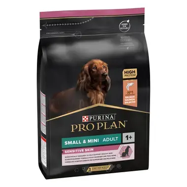PURINA® PRO PLAN® Small & Mini Adult Sensitive Skin - Riche en Saumon