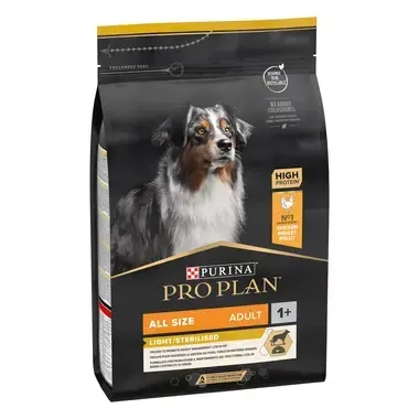 PURINA® PRO PLAN® All Size Adult Light Sterilised - Riche en Poulet
