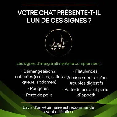 Purina® Pro Plan® Veterinary Diets Feline Ha St/Ox Hypoallergenic - Croquettes pour Chat sujets à l'Allergie Alimentaire