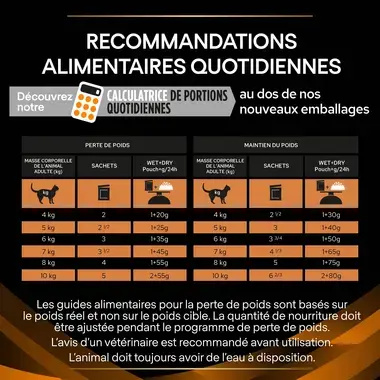 Purina® Pro Plan® Veterinary Diets Feline OM St/Ox Obesity Management- Sachets pour Chat en surpoids