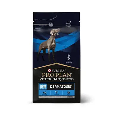PURINA® PRO PLAN® VETERINARY DIETS Canine DRM Dermatosis - Croquettes pour chien soutenant la fonction cutanée
