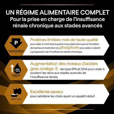 Purina® Pro Plan® Veterinary Diets Feline NF Renal Function Advanced Care - Croquettes pour Chat souffrant d'Insuffisance Rén