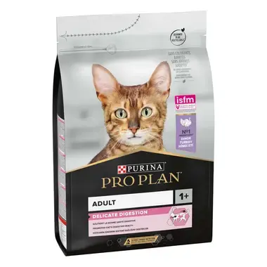 PRO PLAN® Katze DELICATE Adult 1+ mit OPTIDIGEST® Reich an Truthahn