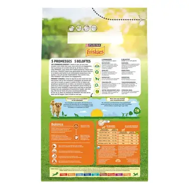 Friskies® Balance Poulet et Bœuf avec Légumes, Croquettes pour Chien 3 kg