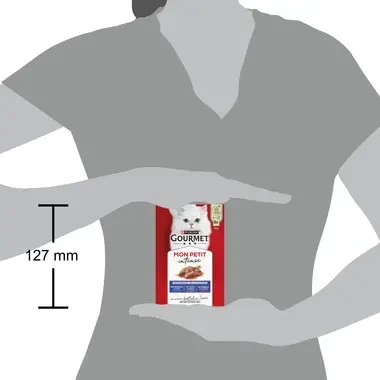 GOURMET™ MON PETIT Intense au Thon, saumon, truite 6x50g