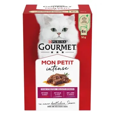 GOURMET™ MON PETIT Intense mit Rind, Kalb, Lamm 6x50g​