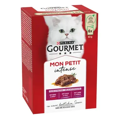GOURMET™ MON PETIT Intense mit Rind, Kalb, Lamm 6x50g​