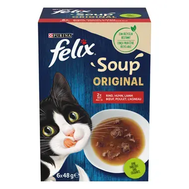 FELIX® SUPPE STÜCKEN AUSWAHL VOM BAUERNHOF 6X48 G