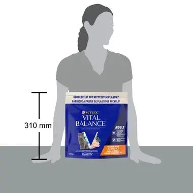 PURINA VITAL BALANCE ADULT, Riche en Poulet, Sac de 1,5 kg