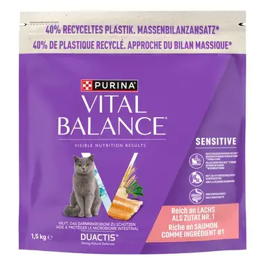 PURINA VITAL BALANCE® SENSITIVE, Reich an Lachs
