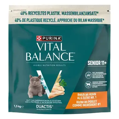 PURINA VITAL BALANCE® croquettes Senior 11+ poulet
