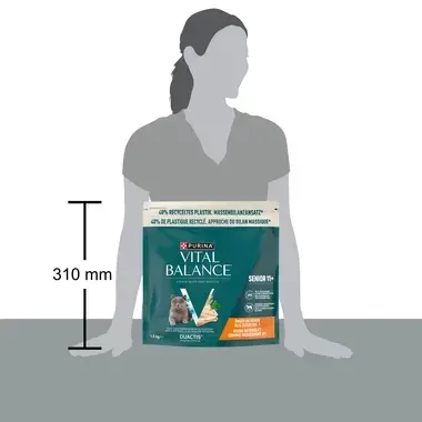 PURINA VITAL BALANCE® croquettes Senior 11+ poulet