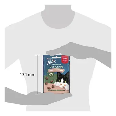 FELIX® NATURALLY DELICIOUS SAUMON & EPINARDS 50G