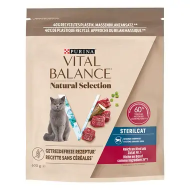 VITAL BALANCE® Natural Selection Sec Bœuf 1.4kg