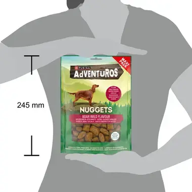 AdVENTuROS™ Nuggets Arôme Sauvage Sanglier Friandises Chien 300g