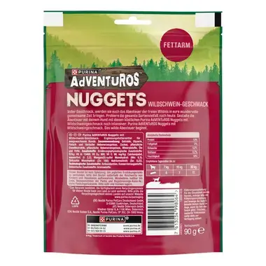 AdVENTuROS™ Nuggets Arôme Sauvage Sanglier 90g