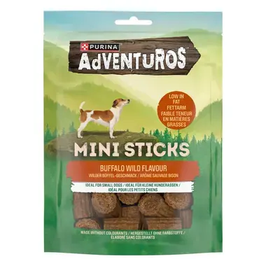AdVENTuROS™ Mini Sticks mit wildem BüffelGeschmack 90g