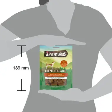 AdVENTuROS™ Mini Sticks mit wildem BüffelGeschmack 90g