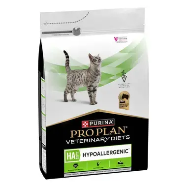 PURINA PRO PLAN VETERINARY DIETS HA Hypoallergenic Aliment complet pour chaton et chat adulte pour la réduction des intoléran