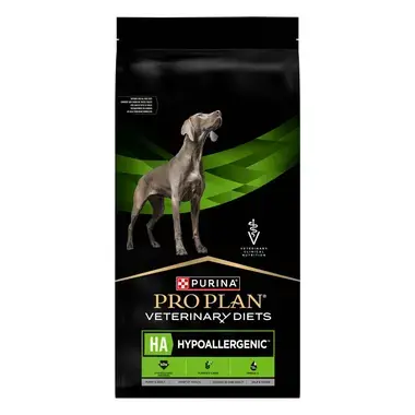 PURINA PRO PLAN VETERINARY DIETS HA Hypoallergenic Croquettes pour chiot et chien adulte pour réduire les intolérances alimen