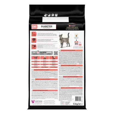 PURINA PRO PLAN VETERINARY DIETS DM DIABETES MANAGEMENT Aliment diététique complet pour chat adulte pour aider à la prise en 