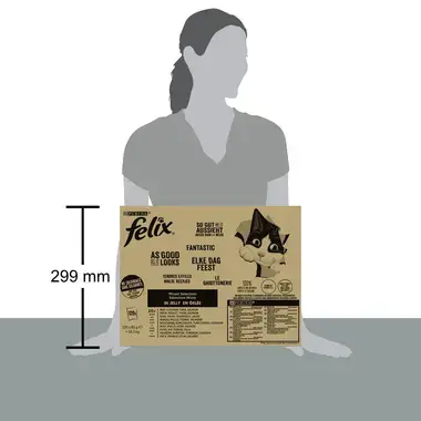 FELIX® Aussi Bon que Beau® au Bœuf en Gelée, au Poulet en Gelée, au Thon en Gelée, au Saumon en Gelée