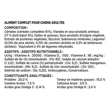 BENEFUL ORIGINAL au bœuf et aux légumes du jardin