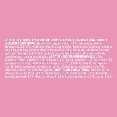 PURINA ONE Junior  Riche en Saumon, Croquettes Chat 1.5kg