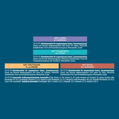 GOURMET™ Perle Erlesene Streifen in Sauce, nasses Alleinfuttermittel für ausgewachsene Katzen