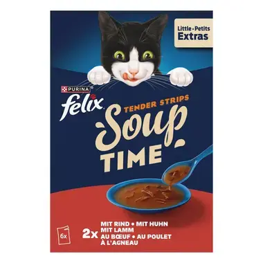 FELIX® Soup Tender strips au Bœuf, au Poulet, à l'Agneau