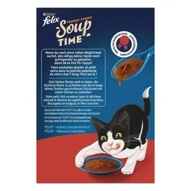 FELIX® Soup Tender strips au Bœuf, au Poulet, à l'Agneau