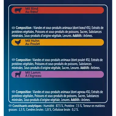 FELIX® Soup Tender strips au Bœuf, au Poulet, à l'Agneau