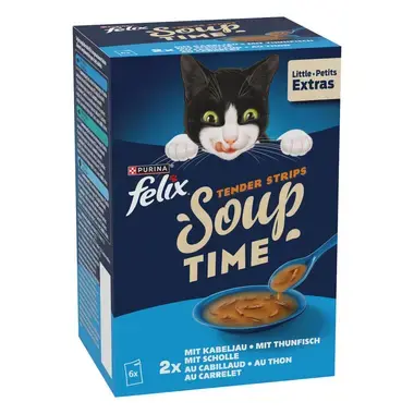 FELIX® Soup Tender strips au Cabillaud, au Thon, au Carrelet
