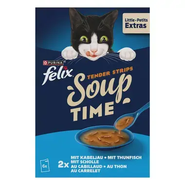 FELIX® Soup Tender strips au Cabillaud, au Thon, au Carrelet