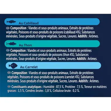 FELIX® Soup Tender strips au Cabillaud, au Thon, au Carrelet