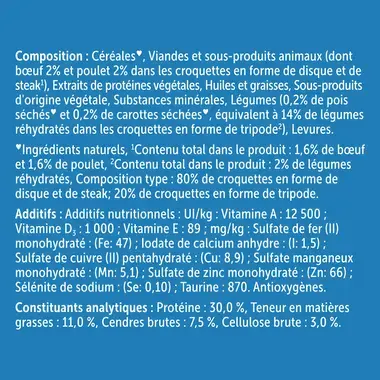 FELIX® Original Bœuf, Poulet avec des Légumes
